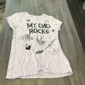 Short sleeve my dad rock shirt